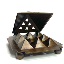 Load image into Gallery viewer, Eye Of Horus Pyramid Incense Holder