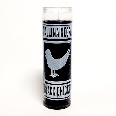 Gallina Negra veladora - Black Chicken Candle