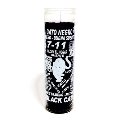 Gato Negro veladora- Black Cat Candle